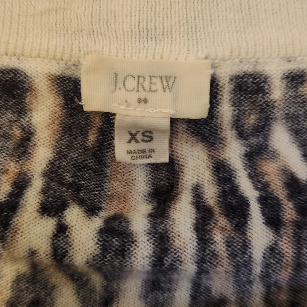 J. Crew Leopard Print Sweater